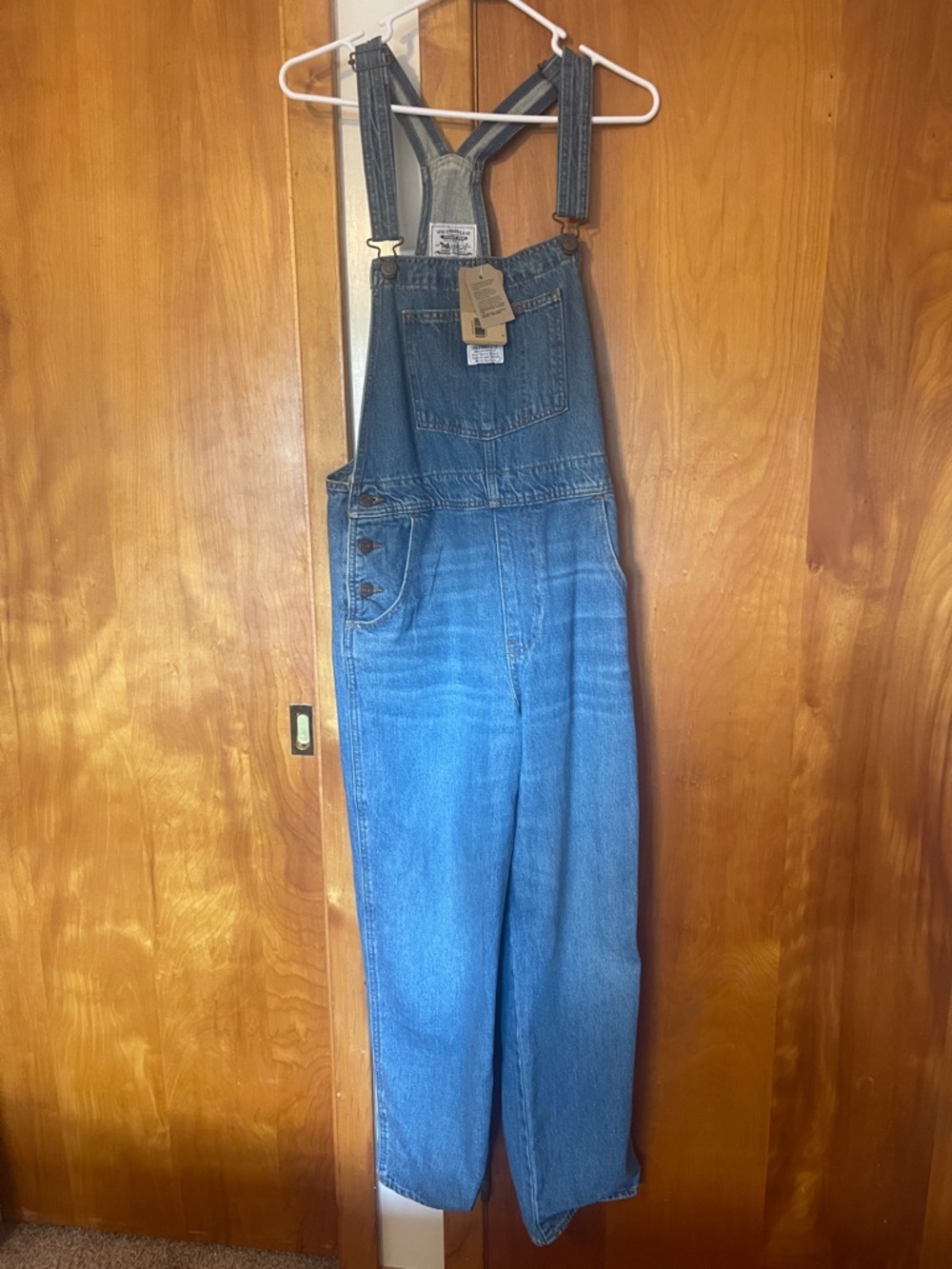 Levi’s Blue Denim Overalls - women’s Jeans Overall